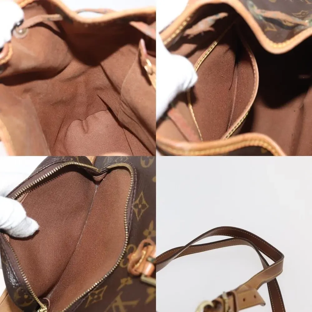 Louis Vuitton Monogram Montsouris MM Backpack Brown